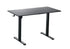 120 x 60cm Electric Standing Desk Height Adjustable Motorised Electric Sit Stand in Black