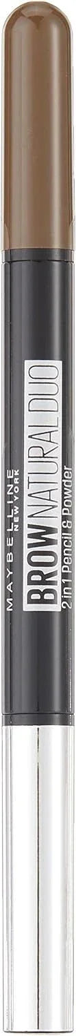 New York Natural Eye Brow Duo 2 in 1 Pencil & Powder - Deep Brown