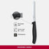 6x  Standard Wavy Edge Steak and Tomato Knife - Black