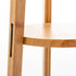 168cm Large Bamboo Wooden Tripod Floor Lamp Light Modern Linen Shade w Shelves