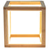 Bamboo Cube LED Lamp Modern Light Minimalistic Scandi - Natural