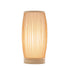 Natural Woven Bamboo Cylinder Table Lamp Light Shade Boho Tropical Coastal