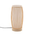 Natural Woven Bamboo Cylinder Table Lamp Light Shade Boho Tropical Coastal