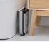 2x 9L Kitchen Wall Mounted Foldable Waste Bin Hanging Trash Can - Brown