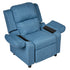 1 Set of 4 Erika Navy Blue Adult Recliner Sofa Chair Blue Lounge Couch Armchair Furniture