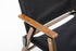 Bamboo Canvas Foldable Outdoor Camping Chair Wooden Travel Picnic Park - Black