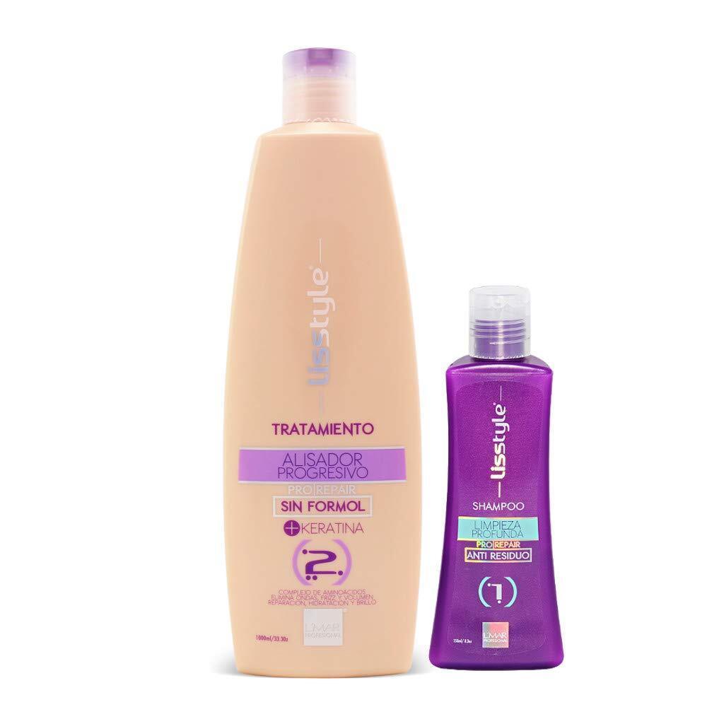 Alisador Pro-Repair 2-Step Keratin Hair Straightening Treatment Kit