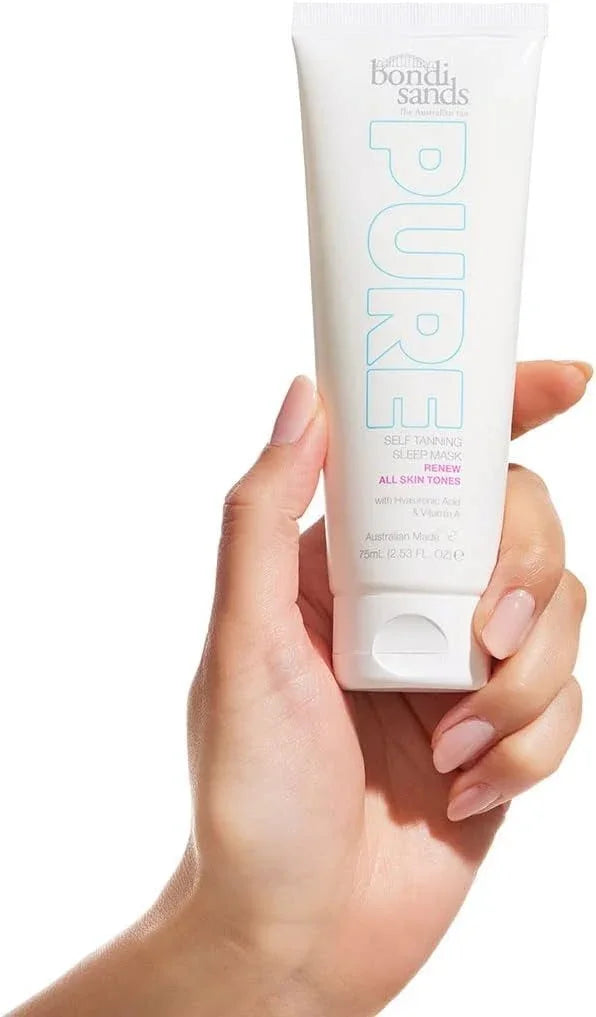 75m L Pure Self Tanning Sleep Mask Renew Hyaluronic Acid & Vitamin A