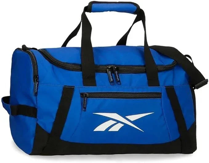 Malden Duffle Gym Bag in Blue/Black/White