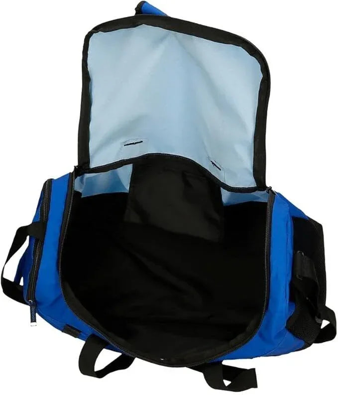 Malden Duffle Gym Bag in Blue/Black/White