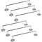 6x 460mm Chrome Tea Towel Rail Stainless Steel Holder Rack