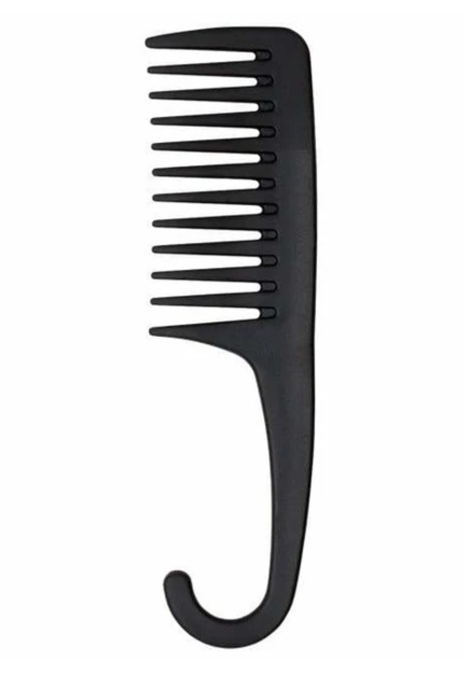 Shower Waterproof Hair Comb Brush - Black