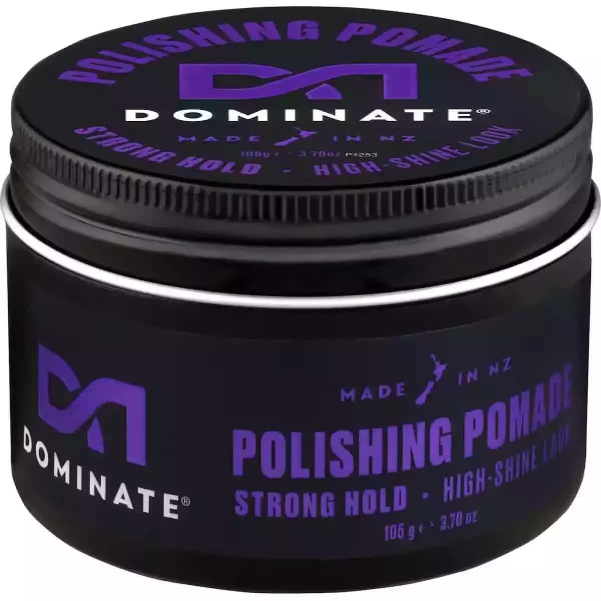 Dominate Polishing Pomade Strong Hold High Shine 105g