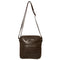 Means Crossbody Bag Adjustable Shoulder Strap Travel Wallet - Brown