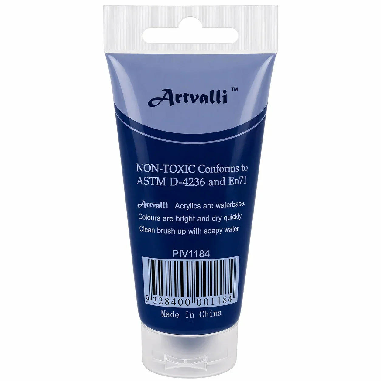 Acrylic Paint 75ml Tube Water Based Non Toxic Artist Craft - Phthalo Blue