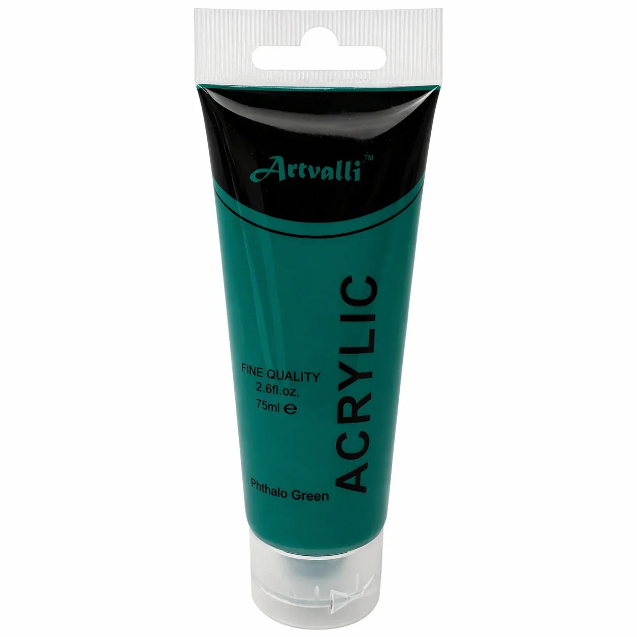 Acrylic Paint 75ml – Water‑Based Non‑Toxic Artist Craft Tube Phthalo Green