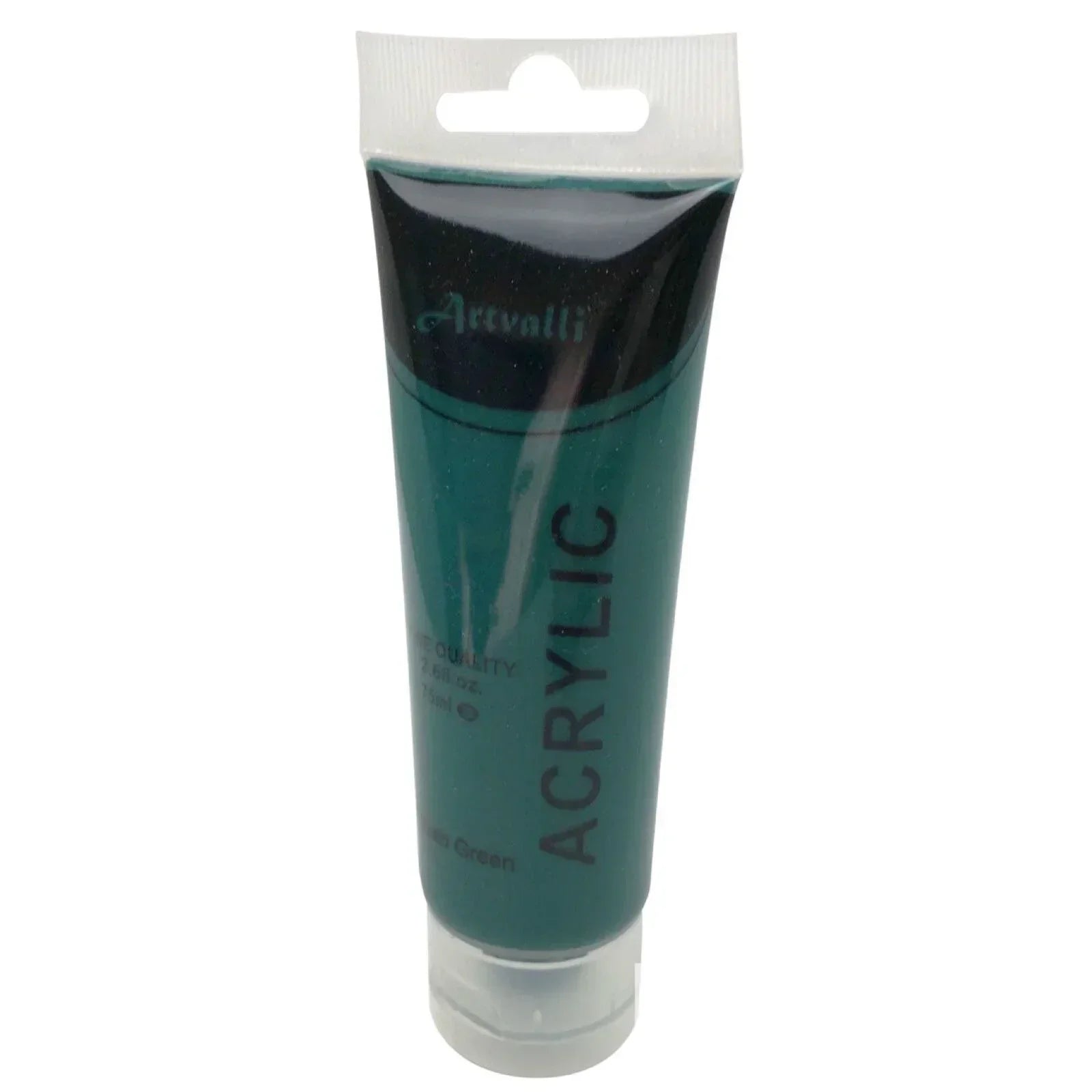 Acrylic Paint 75ml – Water‑Based Non‑Toxic Artist Craft Tube Phthalo Green