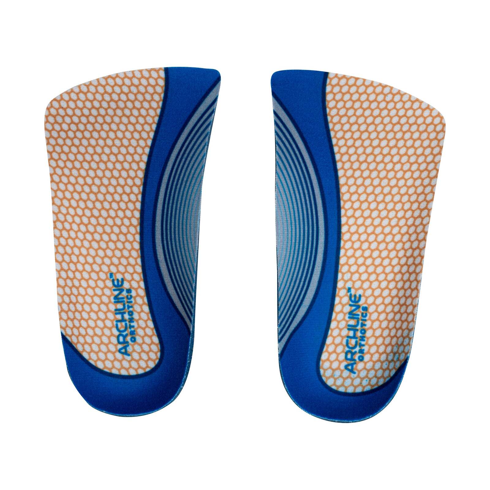 3/4 Slim Orthotics Plantar Fasciitis Insoles Balance Support Relief - EUR 37