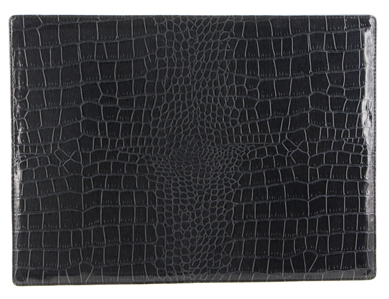 4 Piece Table Place Mat Set Placemat with Croc Pattern - Blue