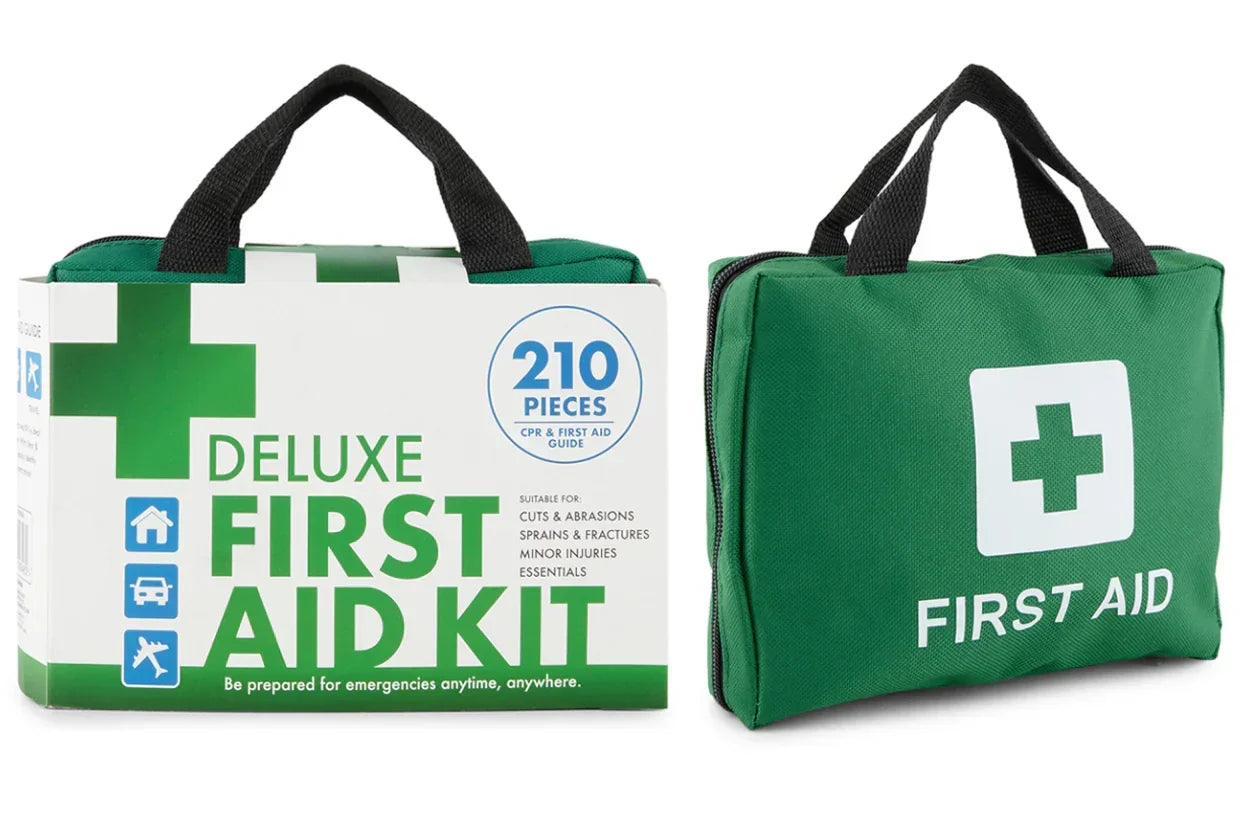 4x 210PCS EMERGENCY FIRST AID KIT Medical Travel Set Workplace Office ARTG BULK