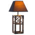 Designer Wooden TABLE LAMP Modern Rustic Geo Industrial Retro  Desk Light