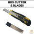 BOX CUTTER & BLADES Knife Retractable Blade Snap Off Razor 18mm Durable Opener