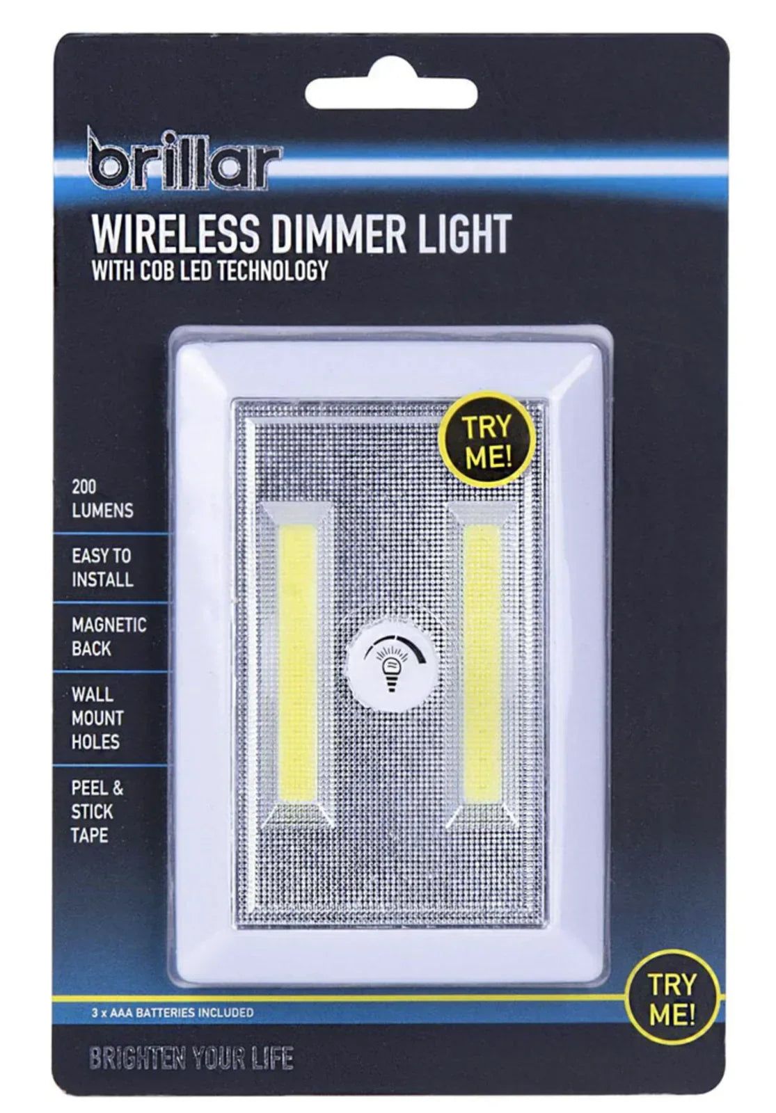 Wireless Dimmer Light with Cob Led Technology - White
