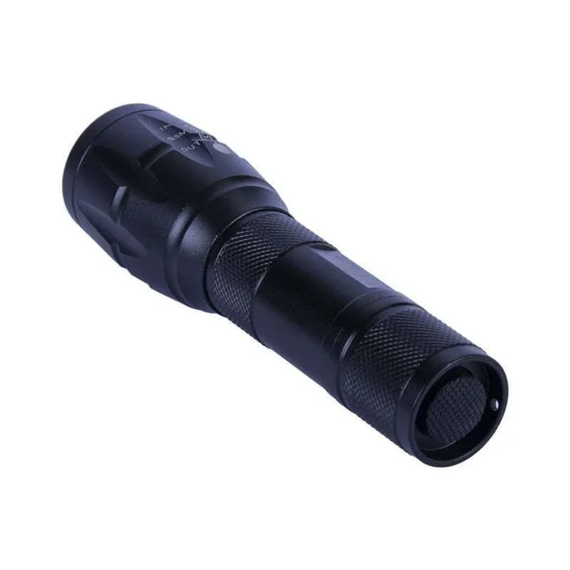 Tactical Grade LED Torch 5 Modes Water Resistant Flashlight Light Bright