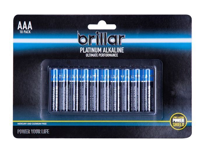 10 Pack AAA Platinum Alkaline Battery LR03 1.5V Long Lasting Power Home Office