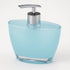 Oval Hand Pump Soap & Lotion Dispenser Empty Bottle in Blue