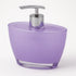 Oval Hand Pump Soap & Lotion Dispenser Empty Bottle in Purple