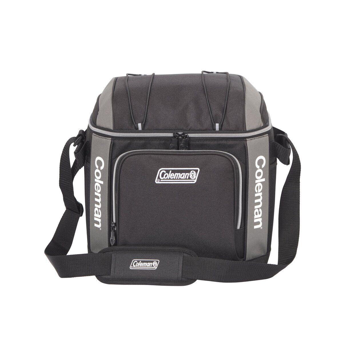30 Can Soft Cooler Insulated Outdoor Camping Picnic Bag in Black