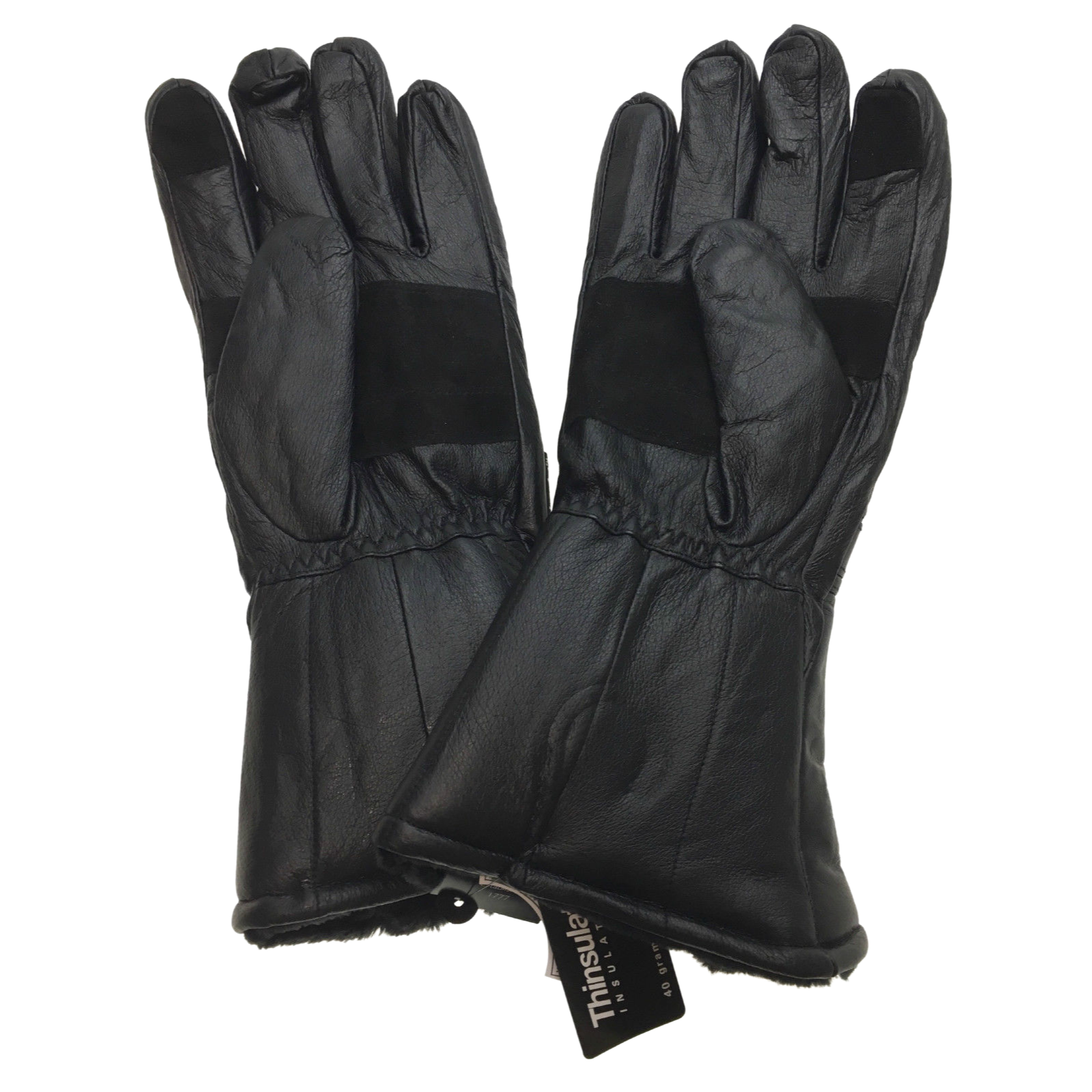 Winter Motorbike Bike Waterproof Gloves Leather Motor Bicycle Motorcycle Black L
