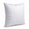 100% Cotton European Pillowcase 400 Thread Count Hotel Quality - Striped White (65x65cm