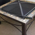 30" Square Slate Tile Fire Pit Outdoor Patio Heater Fireplace