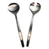 Chill 2 Salad Servers 18/10 Stainless Steel Spoon Fork CHILL2SS