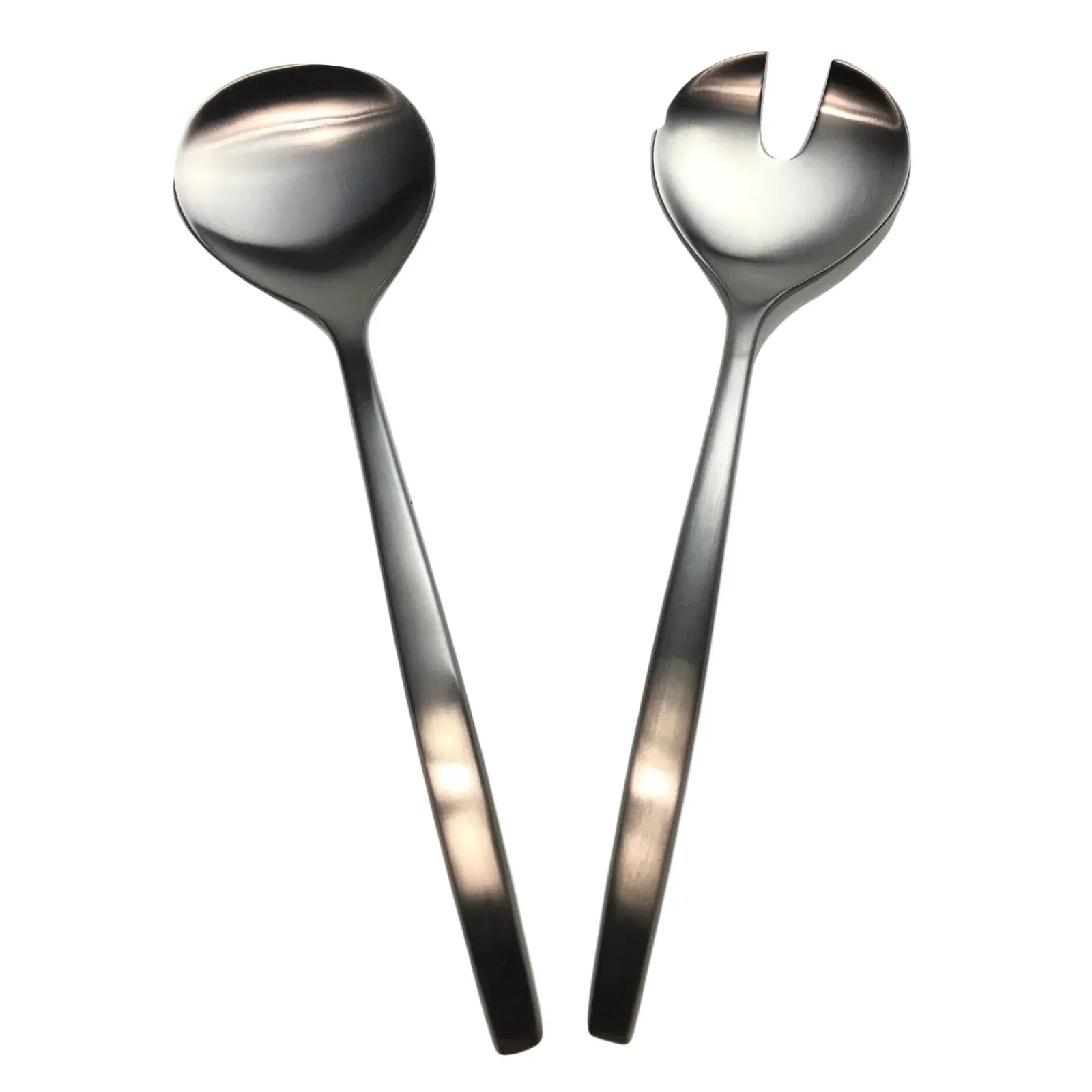 Chill 2 Salad Servers 18/10 Stainless Steel Spoon Fork CHILL2SS