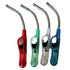 1x Clear Flexible Gas Lighter for BBQ Kitchen Cigarette w/ Safety Lock - Assorted Colours