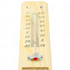 27cm WOODEN THERMOMETER Indoor Outdoor Glass Wall Hanging Room Sensor Jumbo