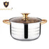 Kaisa Villa 5.8 Litre Casserole Pot Stainless Steel Induction Cooking Stock Stew