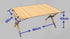 Chair & Table Set Bamboo Camping Folding Portable Outdoor Picnic Travel BBQ