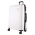 Pierre Cardin Inspired Milleni Checked Luggage Bag Travel Carry On Suitcase 75cm 124L - White