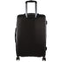 Pierre Cardin Inspired Milleni Checked Luggage Bag Travel Carry On Suitcase 65cm 82.5L - Black
