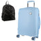 Pierre Cardin Inspired  Luggage Bag Large in Blue +  Waist Bag (2 Items)