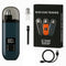 Handheld Portable Nose Hair Trimmer Rechargeable USB-C Clipper Shaver in Blue/Teal