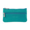 Ladies Womens Genuine Leather RFID Coin Purse Wallet - Turquoise