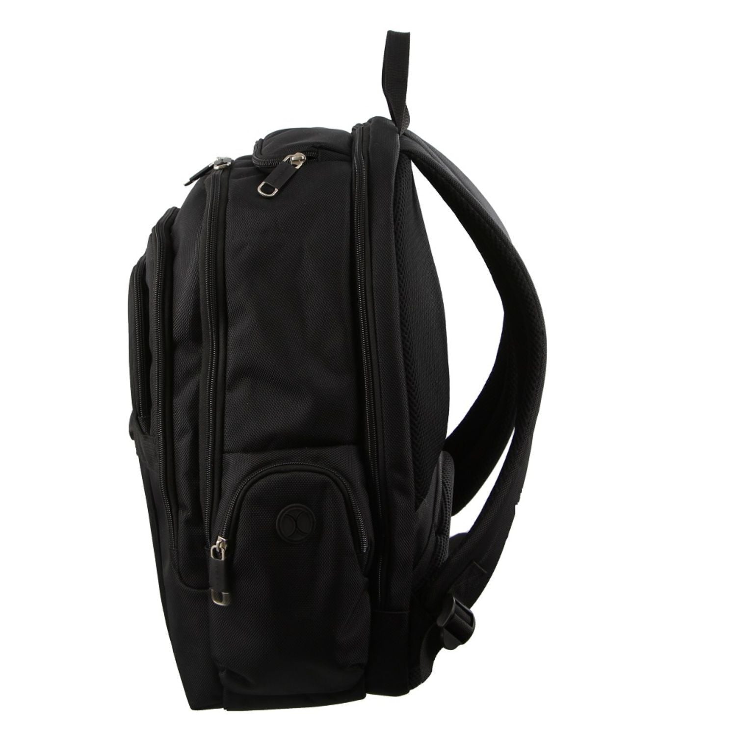 30L  Large Padded Backpack Bag w Laptop Sleeve Travel Luggage - Black