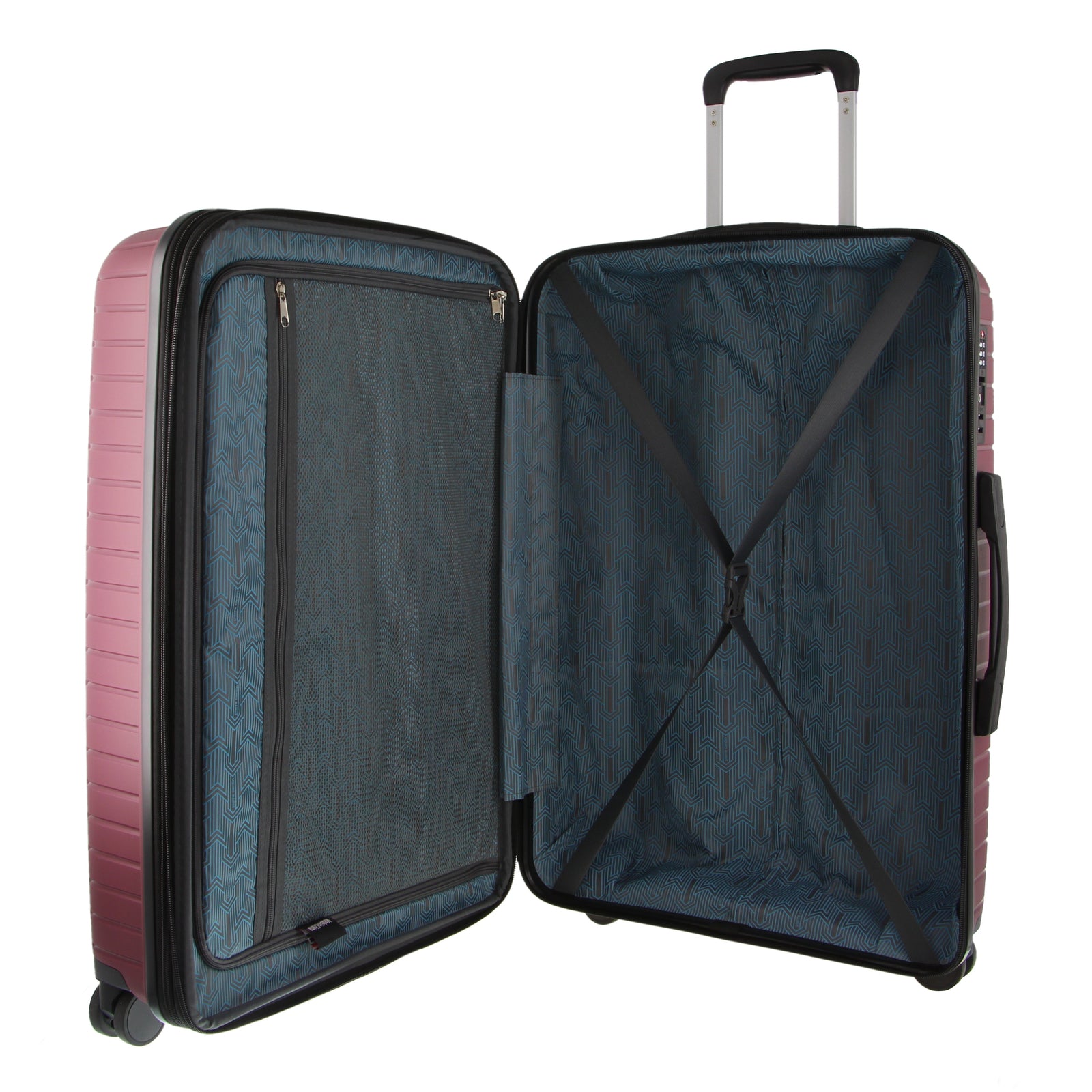 76cm Large Hard-Shell Suitcase Travel Luggage Bag - Burgundy