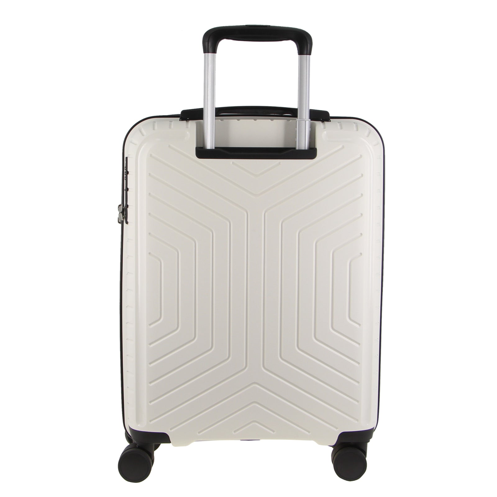 76cm Large Hard-Shell Suitcase Travel Luggage Bag - White