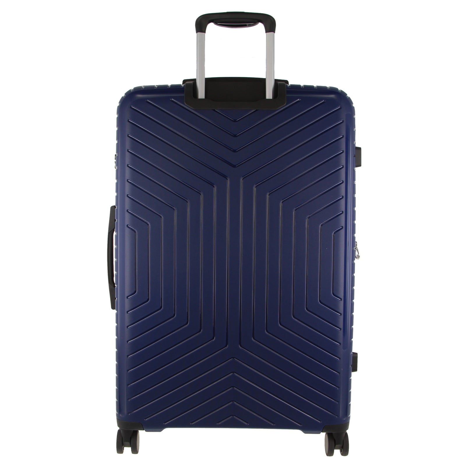 65cm Medium Hard-Shell Suitcase Travel Luggage Bag - Navy